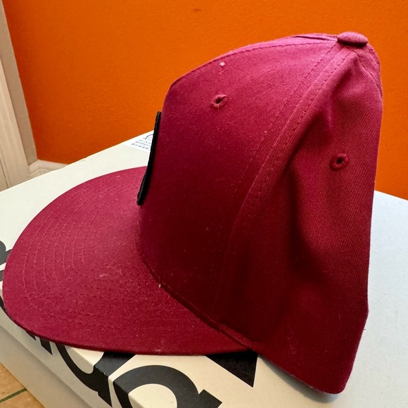 Order Of Man Maroon Mens SnapBack Trucker Hat. Gently Used - Picture 3 of 8